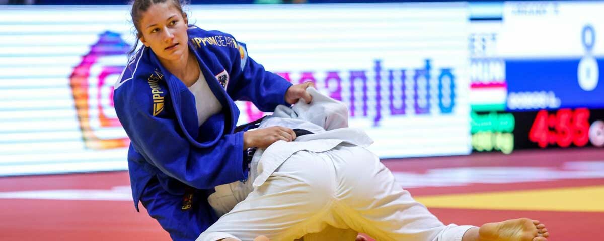 Jael Wernert (Vienna Samurai, -70kg) bei der EM U18 in Porec (CRO)
