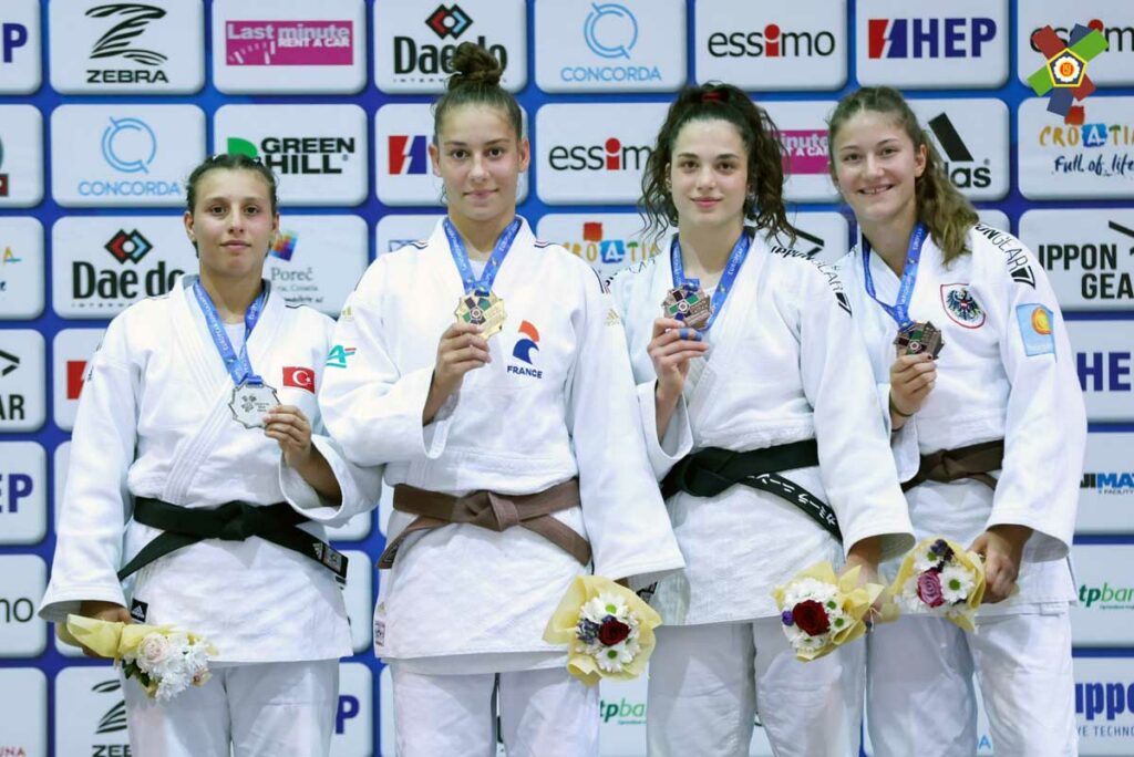 Jael Wernert (Vienna Samurai, -70kg) bei der EM U18 in Porec (CRO)